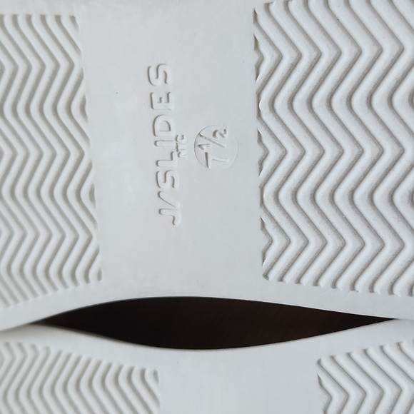 J Slides NYC white/nude Duchess lace-up knitted sneakers - Picture 5 of 14